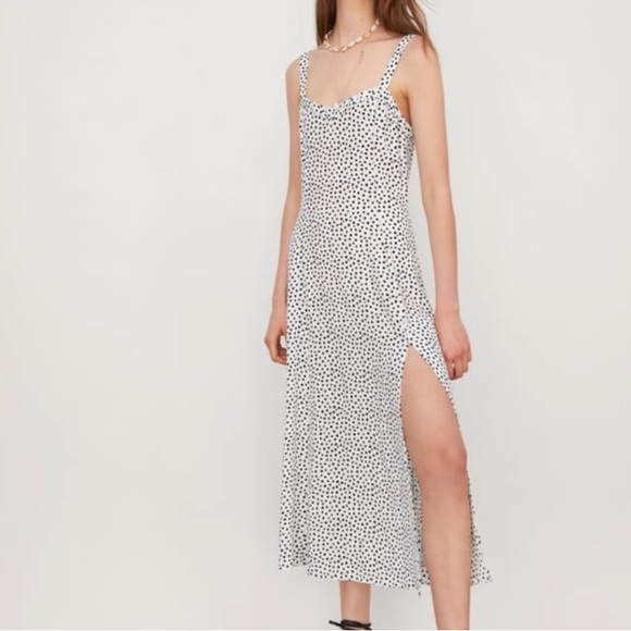 Zara | Polka Dot Midi Dress - Picture 2 of 4
